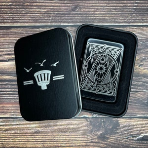 Sacred Geometry Engraved Lighter