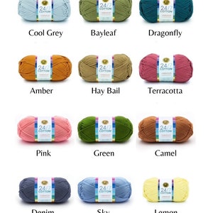 CUSTOM Solid Colour Crochet Bucket Hat 100% Cotton 4 Sizes image 8