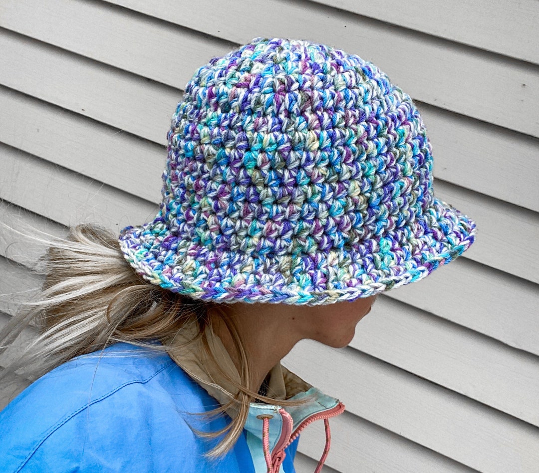 CROCHET PATTERN Spring Bucket Hat Crochet Spring Hat Easter Hat Easter