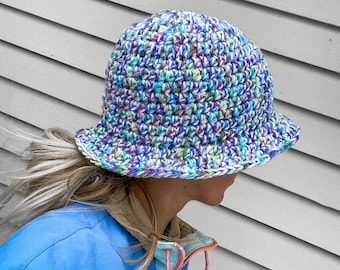 CROCHET PATTERN - Spring Bucket Hat - Crochet Spring Hat - Easter Hat - Easter Crochet Pattern -Spring Crochet Pattern