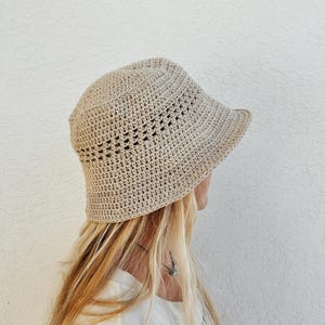 The Sandy Sun Hat Crochet Pattern - Crochet Sun Hat - Crochet PDF Pattern - Crochet Hat - Bucket Hat Crochet Pattern