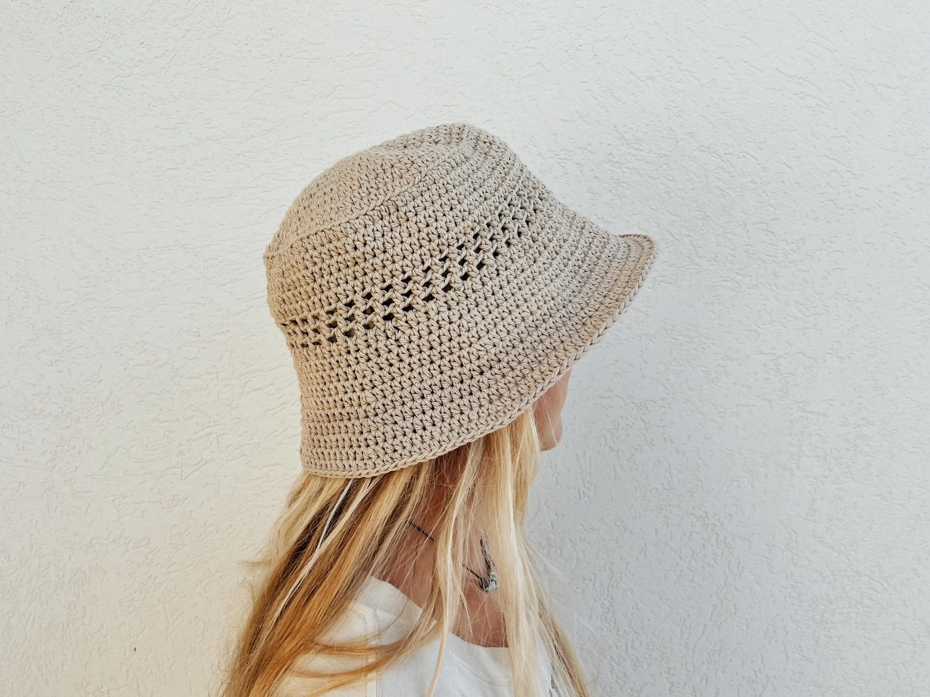 NWT Sandro crochet cream  bucket hat Girls Cream Crochet Bucket Hat | Primark main image 4
