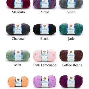CUSTOM Solid Colour Crochet Bucket Hat 100% Cotton 4 Sizes image 9