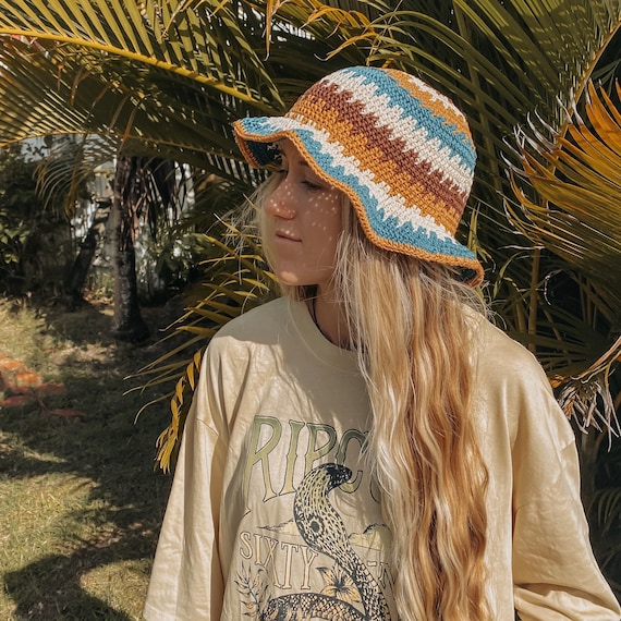 Crochet Pattern - Barbados Bucket Hat - Crochet Bucket Hat Pattern