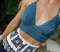 Crochet Halter Top Pattern - Bali Hai Crochet Top - 5 Sizes - Crochet Pattern - Crochet Bra - Crochet Top - Crochet Tank Top