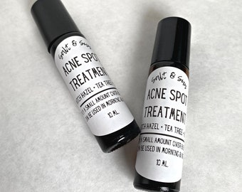 acne treatment | spot treatment | all natural | tea tree | witch hazel | apple cider vinegar