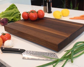 Walnut Cutting Board, Natural Wood Cutting Board, Chopping, Handmade, Cherry, Maple, Charcuterie Board, Butcher Block, Hardwood, Heirloom