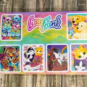 Lisa Frank 80&#39;s 90&#39;s Waterproof Sticker Sheet