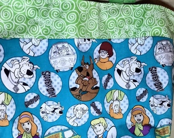 Reversible Scooby Doo Cotton Tote Bag Velma Shaggy Fred Daphne