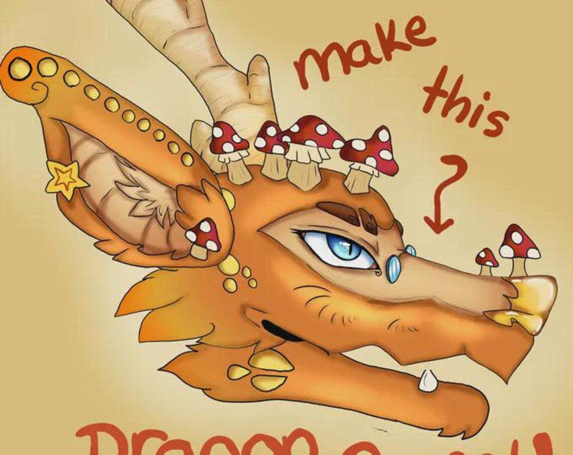 Printable Paper Dragon Puppet Template Base Pattern- You Pick! - Etsy