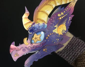 Wolf Paper Dragon Puppet - Etsy