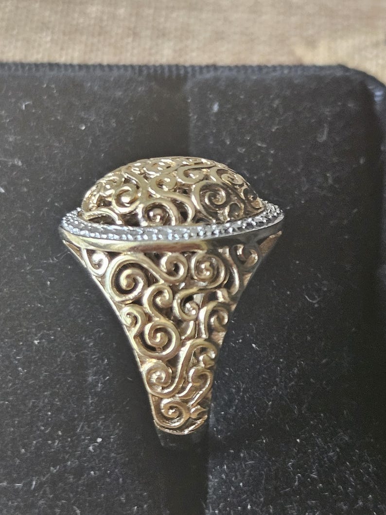Filagree Ring Pattern Sterling Silver Filagree Ring - Etsy