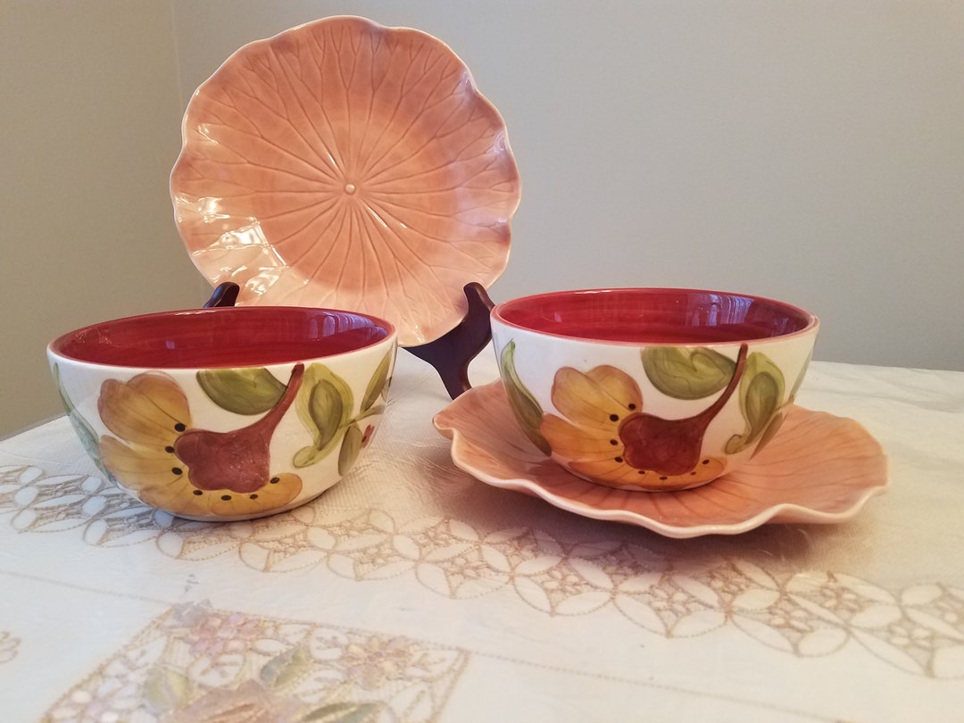 Gates Ware Bowls and Lotus Desert Colored Dishes Etsy