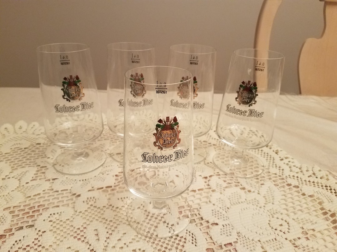 Vintage German Beer Glasses - Etsy
