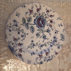 Johnson Brothers Blue Rose Chintz - Etsy