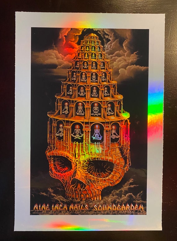 Nine Inch Nails-soungarden Mini Poster - Etsy
