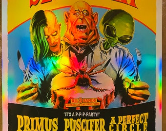 Sessanta Primus Puscifer A Perfect Circle Foil Mini Poster