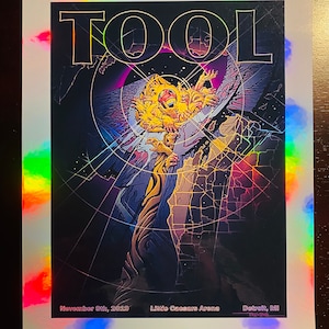 TOOL Mini Poster Detroit 2019