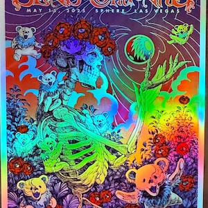Dead and company poster - Etsy 日本
