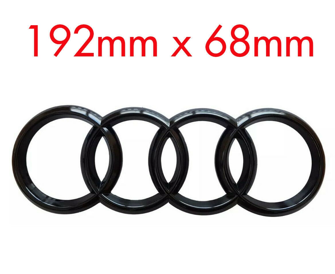 Black Audi Rings 