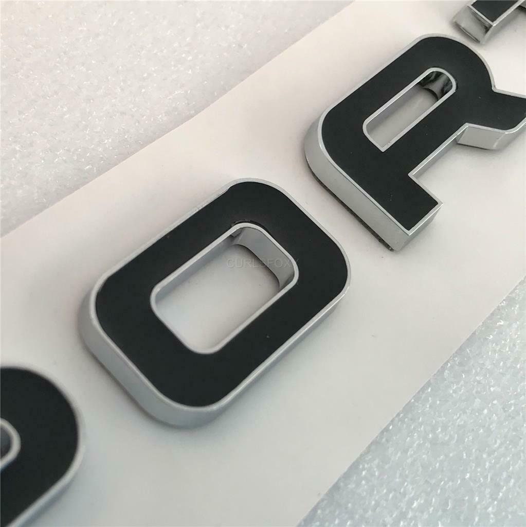 Red Gloss Chrome Range Rover Sport Badge Lettering – 'Autobiography' – For L494 L320