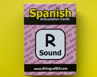 R Phoneme Spanish Articulation Cards