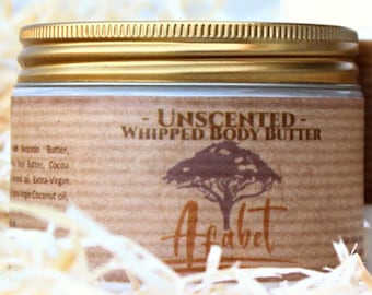Unscented Creamy Whipped Body Butter