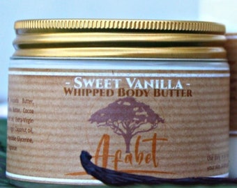 Sweet Vanilla Creamy Whipped Body Butter