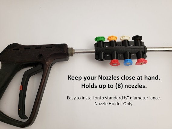 Power Washer Nozzle Holder Easily Attaches to Standard 1 2 Diameter Pressure Washer Wand lance Etsy UK
