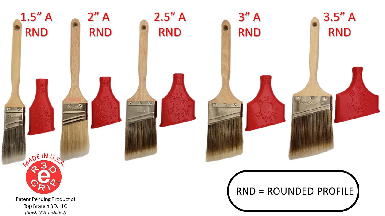 Paint Brush Grip Cover R3degrip ready Grip Durable Brush Etsy