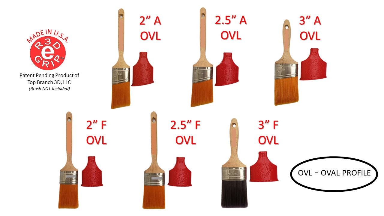 Paint Brush Grip Cover R3degrip ready Grip Durable Brush Etsy