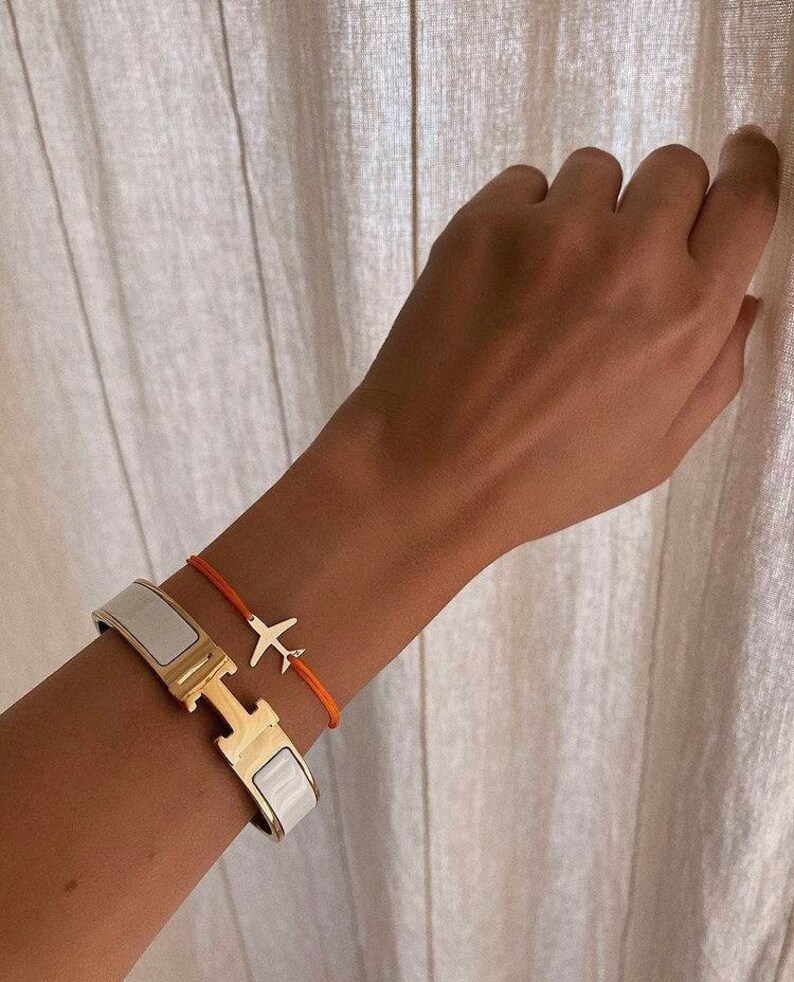 ENSIANTH Safe Travels Bracelet - Stainless Steel Aviation Jewelry For Pilots & Travelers