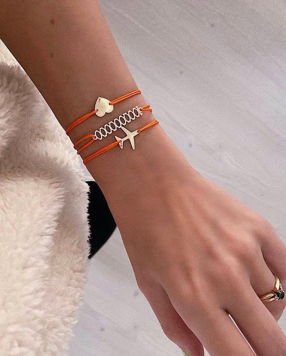 Airplane bracelet charm sale
