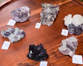 Purple Fluorite | Phantom Cube Cluster | Raw Cluster