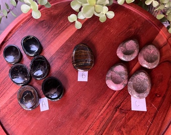 Ruby Zoisite | Worry Stones | Stress Relief | Calming Stone | Gift