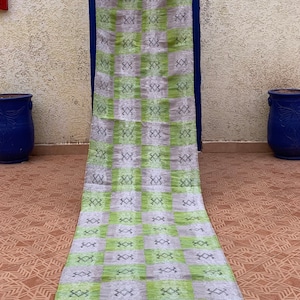 Natural rug,Moroccan Cactus silk runner Rug, Authentic rug, Genuine silk rug, Handmade rug,Berber carpet, , custom rug, sabra rug