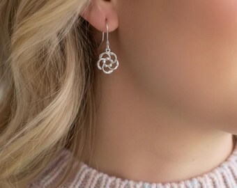 Almond Blossoms Earrings - Chosen and Seen | Sterling Silver Christian Faith Jewelry