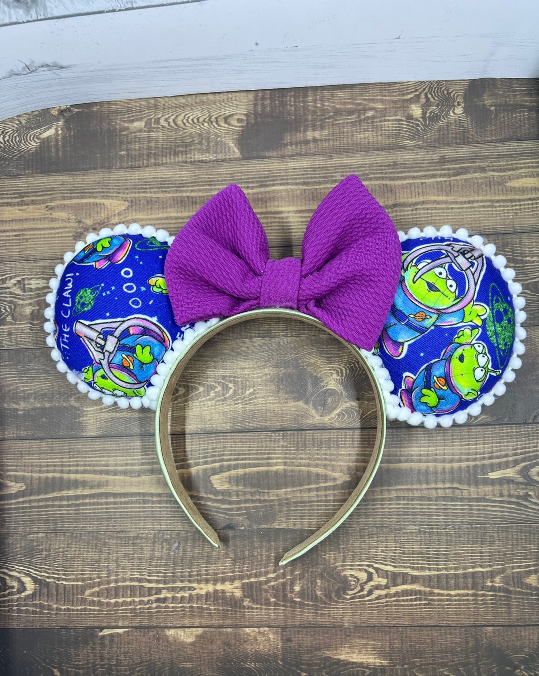 Custom Disney Toy Story Alien Mickey Minnie Ears Etsy
