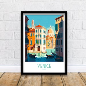 Venice Art Print  | Venice Travel Print | Venice Poster | Venice | Travel Poster | Venice Wall Art | Italy | Italy Print | Travel Print