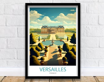 Versailles Poster, Versailles France Travel Poster, Versailles