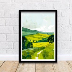 Northumberland England Travel Print Wall Decor Wall Art Northumberland Wall Hanging Home Décor Northumberland Gift Art Lovers