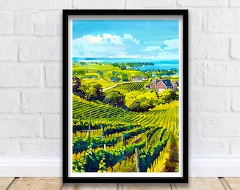 Prince Edward County Kanada Reise-Druck Wand-Dekor-Wandkunst Prince Edward County Wandbehang Wohnkultur Prince Edward County Geschenk
