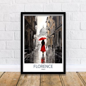 Florenz Reise Poster | Florenz | Florenz Italien | Italien Poster | Reise Poster | Reise-Druck | Italien Poster | Italien Wand Kunst | Italien