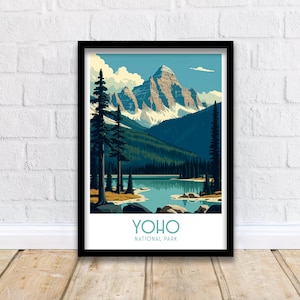 Yoho National Park Travel Print | Yoho | Canada | National Park Print | National Park Poster | Yoho Print