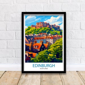 Edinburgh Schottland Reisedruck Edinburgh Wandkunst Edinburgh Schottland Illustration | Edinburgh Poster | Edinburgh Geschenk