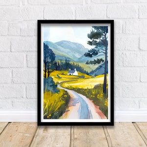 Glen Affric Scotland Travel Print Wall Decor Wall Art Glen Affric Wall Hanging Home Décor Glen Affric Gift Art Lovers Scottish