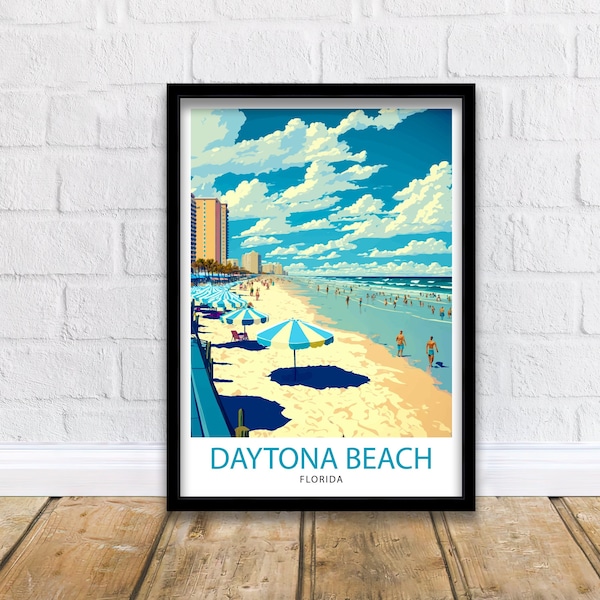 Daytona Beach Poster Etsy
