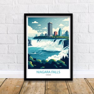Niagara Falls Reisedruck | Kanada | Niagara Falls Kanada | Niagara | Niagara Falls Poster | Niagara Falls Druck | Wandkunst
