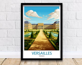 Versailles Poster, Versailles France Travel Poster, Versailles