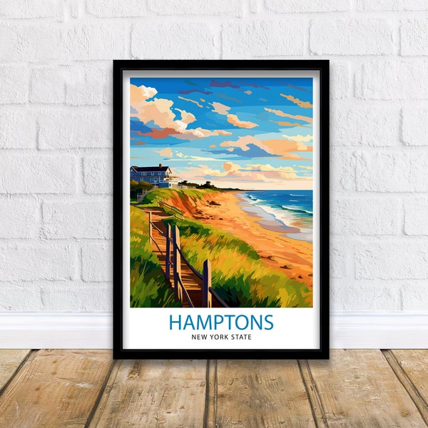 Hamptons Wall Art Etsy UK